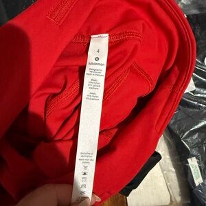 lululemon athletica Red Leggings